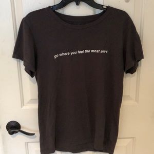Dark grey T-shirt